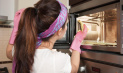 Как быстро почистить микроволновую печь?
