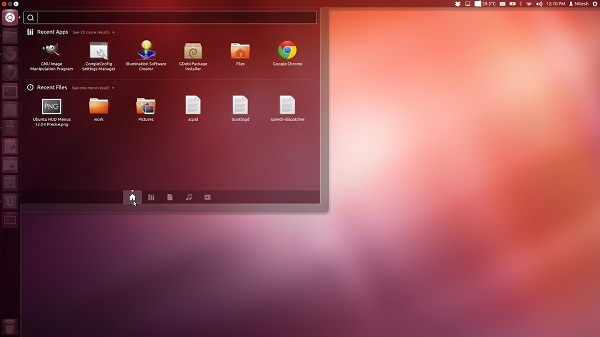 Установленная Ubuntu