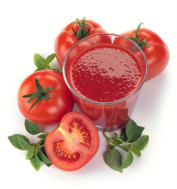 Помидоры и томатный сок