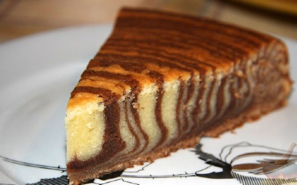 Красивый и вкусный пирог «Зебра»