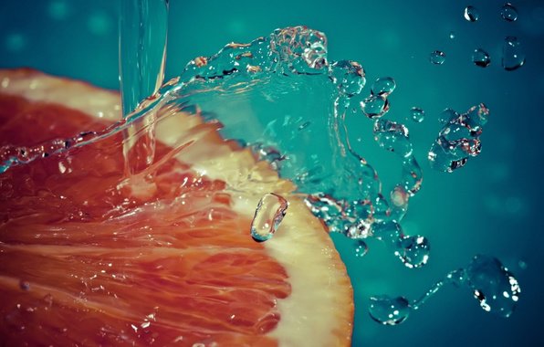 Грейпфрут и вода